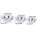 6Pcs/Set Bath Bomb Mold Aluminum Alloy Ball Sphere Mold Cake Baking Pastry SEAU