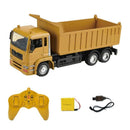 10CH RC Dump Truck 2.4HZ Remote Control Hydraulic Dump Engineering Vehicle