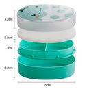 700Ml Cartoon Healthy Lunch Box Cute Kids Microwave Oven Children Bento Box C9D5