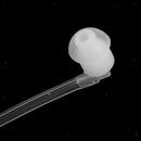 Replacement Coil Tube, Clear Twist On Acoustic Audio Tube with Earbuds Eartips