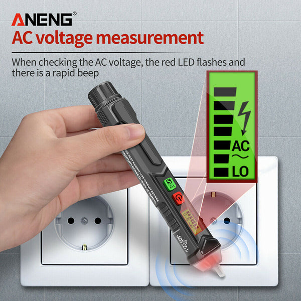 Digital Test AC DC 12-1000V  Electrical LCD Display Voltage Detector Pen