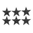 6pcs Star Rhinestone Hot Melt Adhesive Patch Iron on Applique Clothes Decor