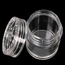 10x Plastic  Clear Empty Nail Art Storage Box Rhinestone Bead Container GreS Gw