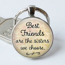 5X("Best Friends Are The Sisters We Choose"Friendship Creative Keychain fo K4W9)