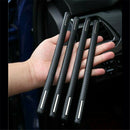 4Pcs Car Carbon Fiber Anti Rub Unique Black Strip Bumper Corner Protector Guard