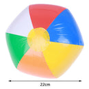 1Pc 22cm Baby Kids Beach Pool Play Ball Inflatable Children Rubber Soft  OZ