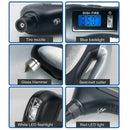 Digital Tire Pressure Gauge, 150PSI with 5 In 1 Rescue Tools of LED Flashli