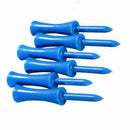 Plastic Castle Golf Tees   Blue Colours    One Sizes 68mm  10Pcs New Fast Gift G