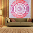 Boho Wall Tapestry Beach Towel Blanket Home Carpet (Mandala02)(150x130cm) SN9F