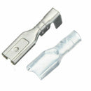 Crimp Terminals Female Spade Connectors Insulating Sleeve Kit (2.8mm 4.8mm  Y8X6