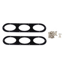 Rear Bumper Diffuser, Air Diversion Diffuser Panel Aluminium Alloy Rear Bumper