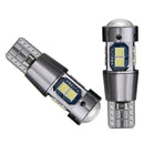 2X White T10-3030-10SMD LED Bulbs High Power Super Bright For Reading Light