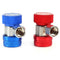 1Pair R134A AC Air  Coupler Adjustable Quick High Low Adapter Connector
