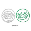 Round Letter Baby Cutting Dies Stencils Scrapbook Embossing DIY Craft Album Card