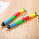 2Pcs Creative Stationery Foldable Disassembly Ballpoint Pen Student Cute
