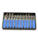 10 pcs Tungsten Steel Solid Carbide Burrs Rotary Files Diamond Burrs Set