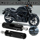 1 Pair Motorcycle Motor Bike Accessories Folding Footrests Foot Pegs Pedals