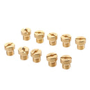 10x M6 Thread Main Jets for Keihin OKO PE PWK Carburetor 98 102 105 108 110 112