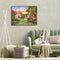 Painting By Numbers Kit DIY Village Scenery Canvas Oil Art Picture Craft