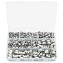 304 Stainless Steel Single Ear Non-Steel Hose Clamp Classification Kit, 128 O2Y5