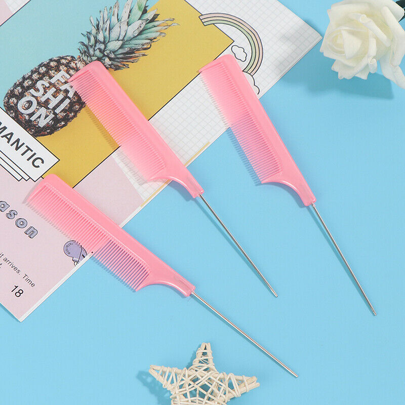 3Pcs Highlight Comb Hair Combs Hair Salon Dye Comb Separate Parting Hair Sty Hn