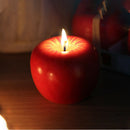 2pcs Christmas Candle Atmosphere Artificial Fruit Shape Home Decoration Romantic