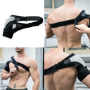 Unisex Adjustable Single Shoulder Support Gym Sports Brace Guard Strap Belt