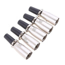 5PCS 3 Pin XLR Male Connector XLR Plugs Microphone Jack Male Audio