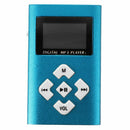 USB socket LCD Screen Mini MP3 Player 32GB Micro SD TF (Blue) Z1L4