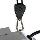 2M GROW LIGHT HEAVY DUTY LIGHTING SHADE HANGER HYDROPONICS ROPE RATCHET - 1 PAIR