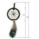 Retro Handmade Dream catcher Feather Colored Beads Keyring Keychain Gift