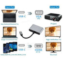 Usb C To Hdmi 4K Vga Adapter Usb 3.1 Type C Usb-C To Vga Hdmi Video Convert N4H5