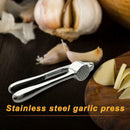 Kitchen Manual Garlic Press Mincer Stainless Steel Handheld Ginger Squeezer Tool
