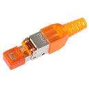 Cat6A Rj45 Connector Ethernet Adapter Tool-Free Crimping Shielded Crystal He Hn
