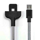 Lazy Stand Up Charging Cable Flexible Phone Holder Bracket U4D4