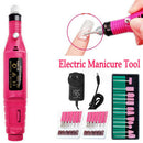 Electric Nail Drill Bits 12 File Tool Set Acrylic Art Manicure Pen Machine set