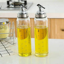 Olive Oil And Vinegar Dispenser With Drip-Free Spouts - Oil And Vinegar Bot G6L7