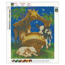 5D DIY Full Drill Diamond Painting Cow Cross Stitch Embroidery Mosaic Kit
