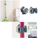 5pcs Kitchen Storage Organizer Mop And Broom Holder Wall Mounted Garden Sto