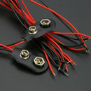 10x Black PP3 MN1604 9V 9volt Battery Holder Clip Connector Cable Lead Tool