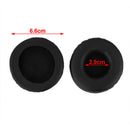 Pair Leather Ear Cushions Ear Pads For Sony DR-BT101 Headphones Headset Blk
