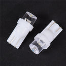 10Pcs Automotive LED Lights T10 1LED Concave Head Insert Bubble Instrument Laï¼D