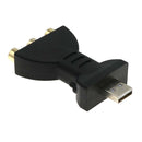 USB Male 3 RCA Female Audio Video Adapter AV Converter Cable Cord Black