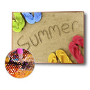 DIY Diamond Painting Kits Beach Summer Letters Full Round Drill Handicrafts