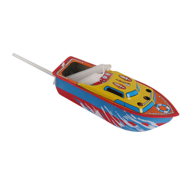 Christmas Gift Tin Toys Collectibles Pop Pop Steam Engine Boat for Senior