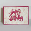 Happy Birthday Metal Cutting Dies Stencil Scrapbook Album Paper Card Embossing