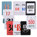 20pcs Baby Growth Milestone Commemorative Card Month Days Photography Props