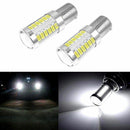 2X White P21W 1157 BA15D 33SMD LED Backup Bulb 5630 Super Bright Car Light Auto