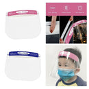 2x Kids Elastic Full Face Shield School Guard Face Cover Visor Hat Dustproof