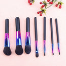 7pcs/set New Colorful Makeup Brushes Facial Makeup Cosmetics Brushes Set A